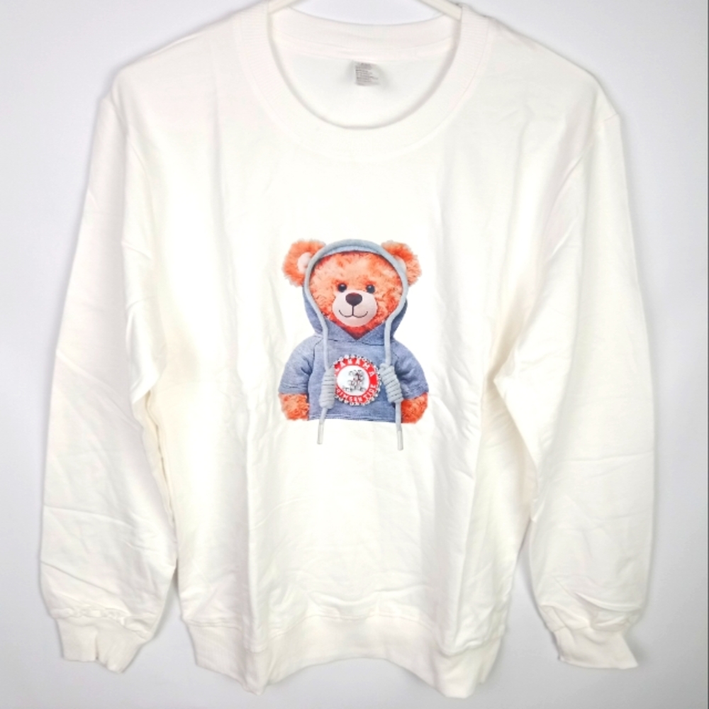 NWOT white sweatshirt XL size